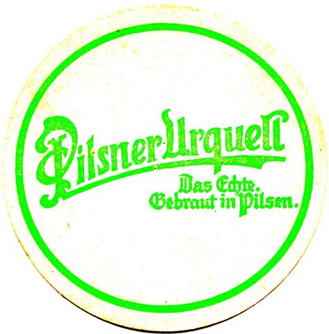 plzen pl-cz urquell das echte 1fbg 7a (rund215-ohne impressum-gr�n)